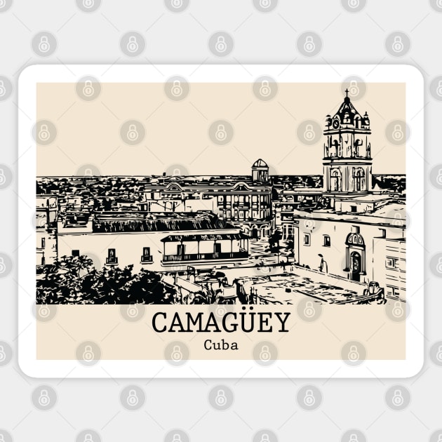 Camagüey - Cuba Magnet by Lakeric